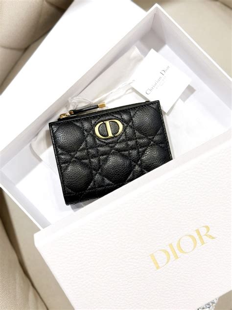 dior caro dahlia wallet.